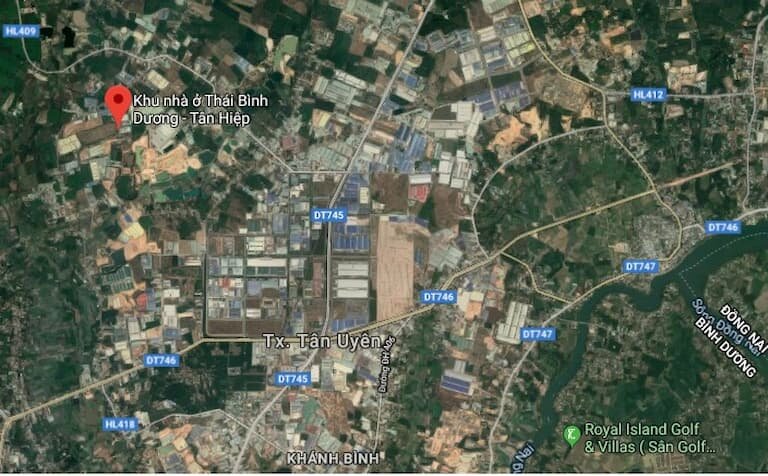 Cho phép chuyển 7,7ha đất thực hiện Khu nhà ở Thái Bình Dương Tân Hiệp