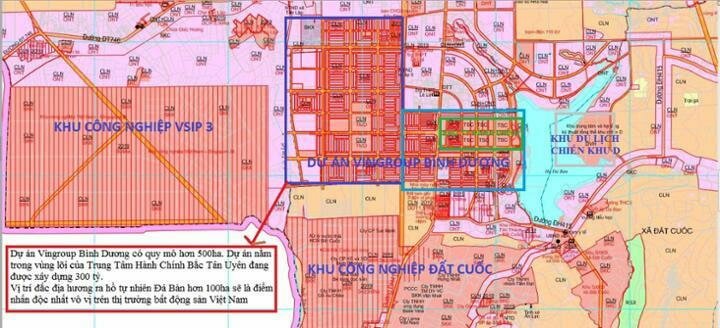 Vị Trí Quy Hoạch Khu đô thị sinh thái Hồ Đá Bàn của VINGROUP