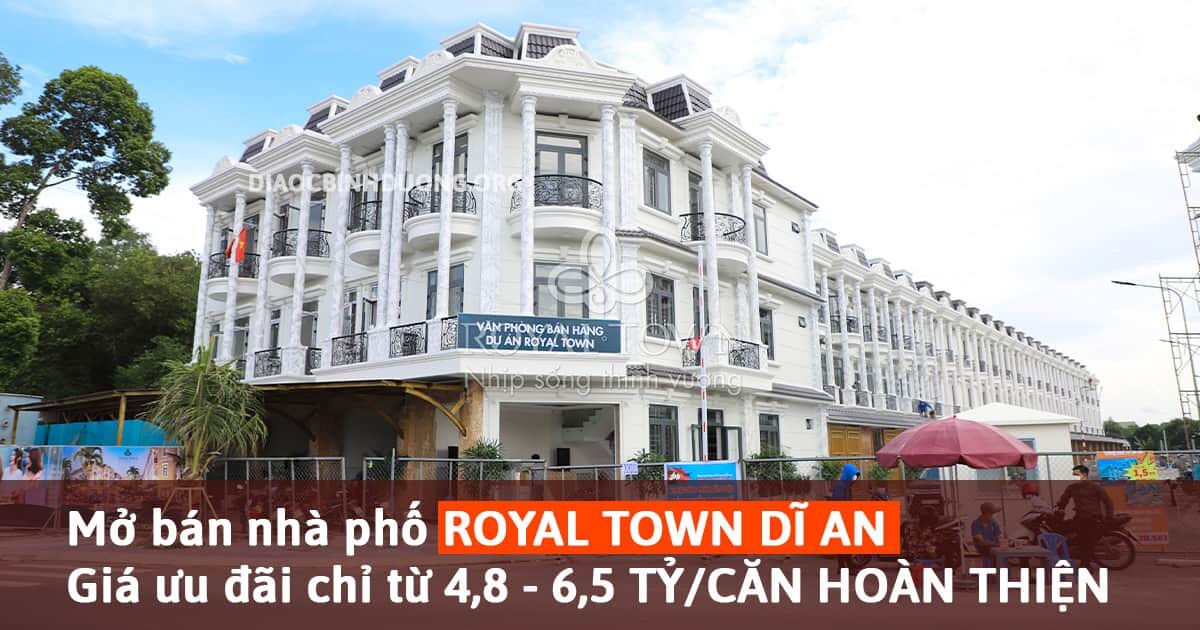 Royal Town Dĩ An chính thức mở bán, tung chiết khấu cực khủng